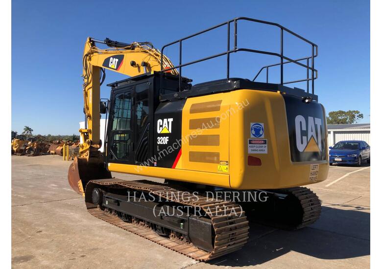 caption CATERPILLAR 320 F L Track Excavators