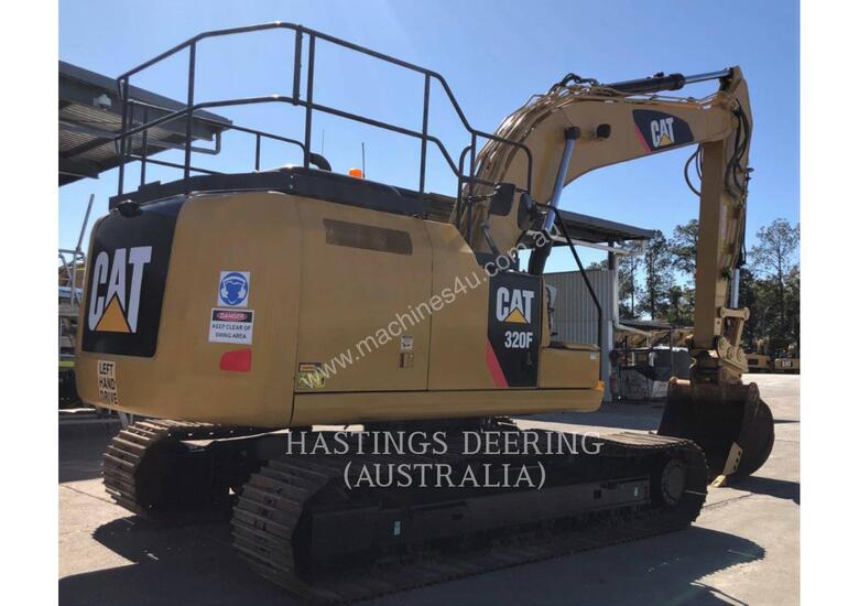 caption CATERPILLAR 320 F L Track Excavators
