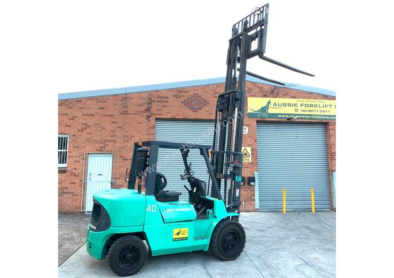 Used 2017 Mitsubishi Mitsubishi 4t Diesel Forklift With Container Mast For Sale Counterbalance Forklifts In Listed On Machines4u