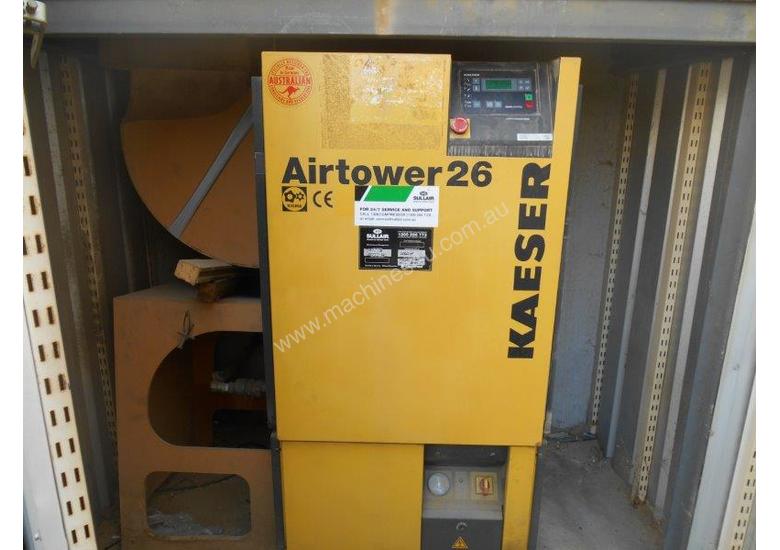 caption Air Compressor Kaeser Airtower 25 with Tank