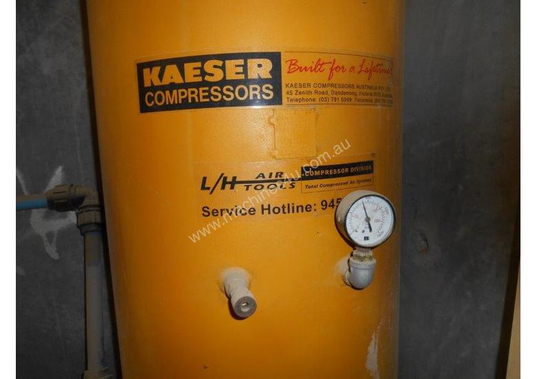caption Air Compressor Kaeser Airtower 25 with Tank