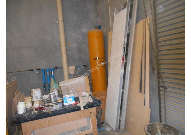 caption Air Compressor Kaeser Airtower 25 with Tank