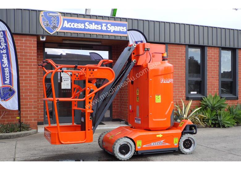 caption ACCESSWORX - DINGLI MV095J SERIES SELF PROPELLED MAST LIFT