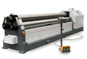 Heavy Duty 3100mm x 8mm Plate Curbing Roller with Stub Extensions