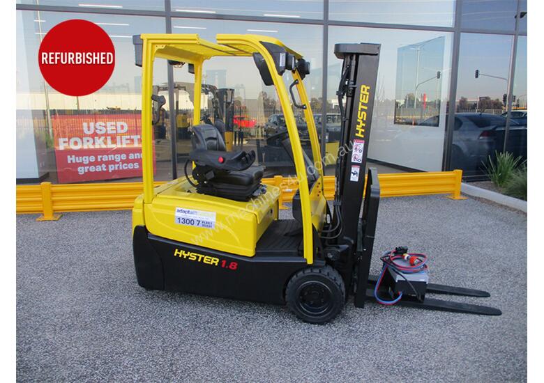 caption 1.8T Battery Electric 3 Wheel Forklift