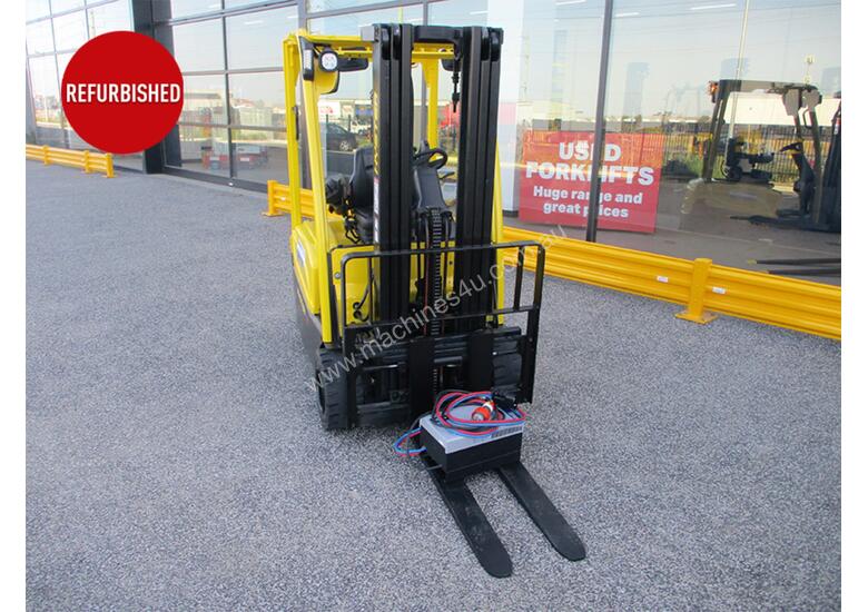 caption 1.8T Battery Electric 3 Wheel Forklift