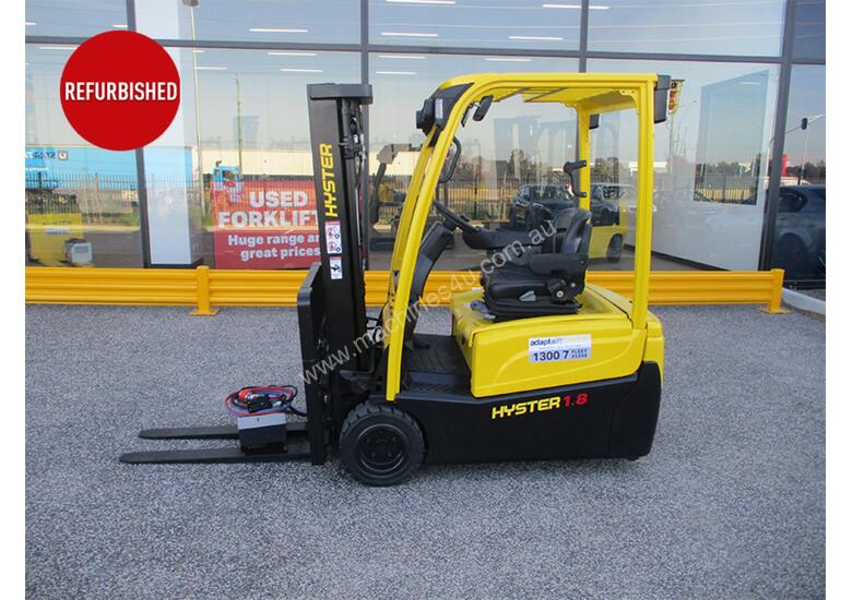 caption 1.8T Battery Electric 3 Wheel Forklift