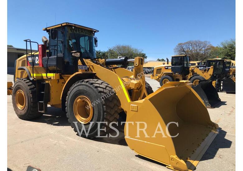 caption CATERPILLAR 966M Mining Wheel Loader