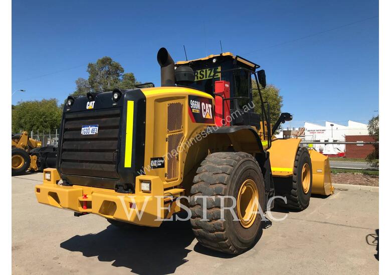 caption CATERPILLAR 966M Mining Wheel Loader