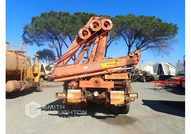 caption 1980 MACK 6X4 CRANE TRUCK