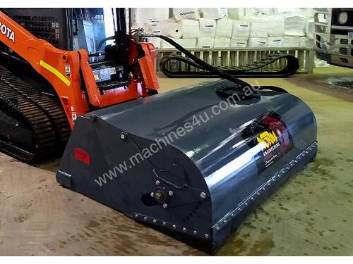 Skid Steer Road Broom Attachment for Hire