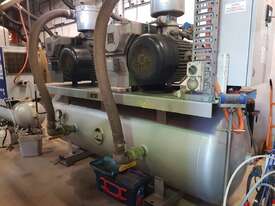 BUSCH TWIN VACUUM PUMP+AIR TANK+PLC CONTROLS Made in Switzerland - picture1' - Click to enlarge