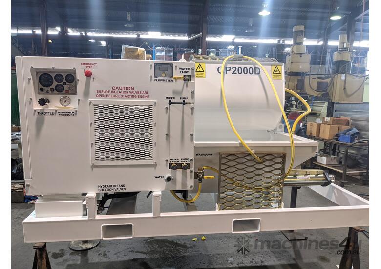 GP2000D GROUT PUMP (Diesel Powered)