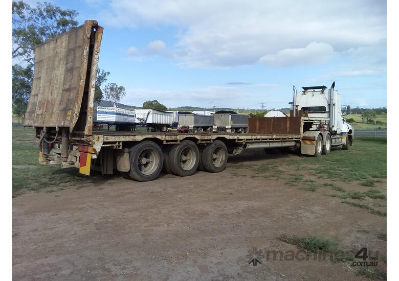 Buy Used 1985 kruger drop deck extendable Drop Deck Trailer in ...