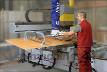Easily loading of CNC Woodworking Machines with Jumbo ERGO 110