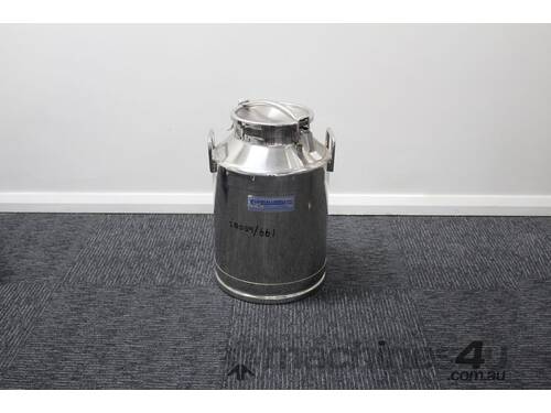 Stainless Steel Milk Vat with Lid