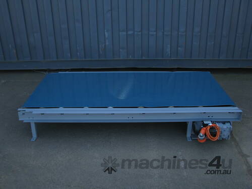 Motorised Wide Belt Conveyor - 2.2m long 0.99m wide