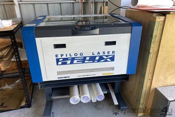 Epilog Helix 60 Watt Laser Machine - cutter & engraver - w 2 x fume extractors