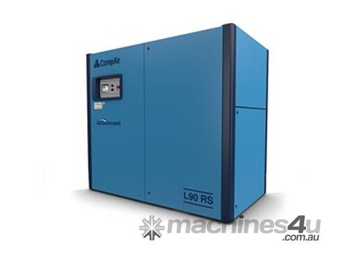 caption Lubricated Rotary Screw Compressor with Touch-Screen Controller