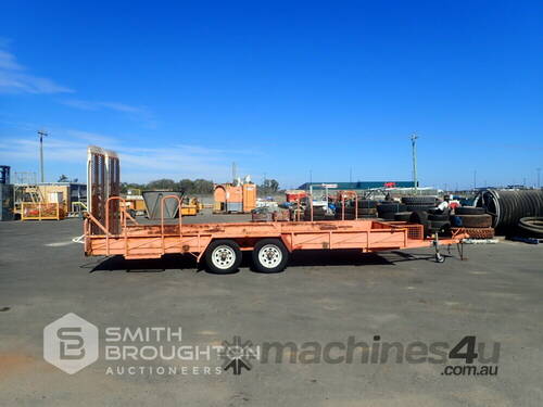 2015 POLMAC TANDEM AXLE LOW BED PLANT TRAILER