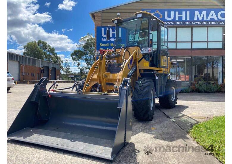 caption UHI UWL916 Wheel Loader, 1.6T, 42KW/56HP, Loading Capacity