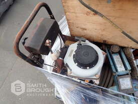 PALLET COMPRISING OF WACKER VERTICAL TAMPER PARTS, JACK, BELTS & LIGHTS - picture1' - Click to enlarge