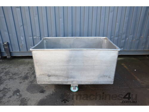caption Stainless Steel Tank Tub Trolley - 550L