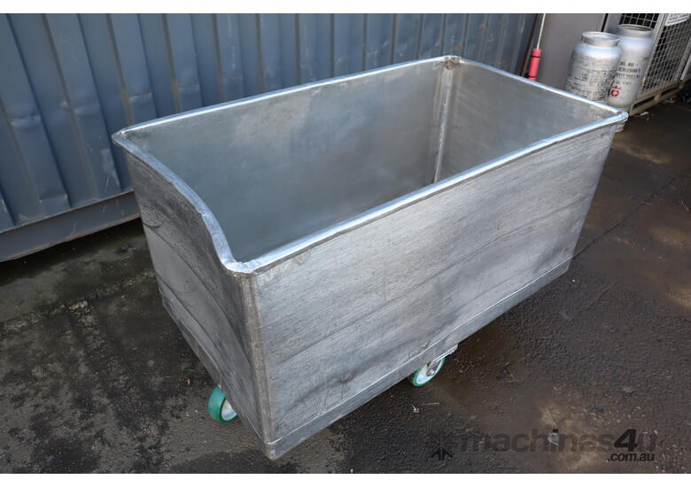 caption Stainless Steel Tank Tub Trolley - 550L