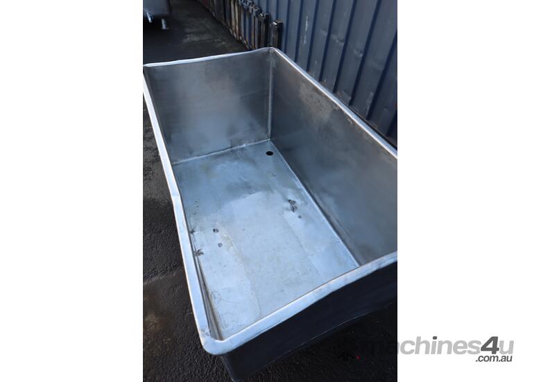 caption Stainless Steel Tank Tub Trolley - 550L