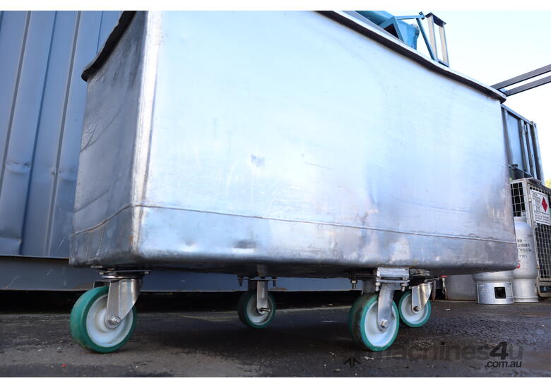 caption Stainless Steel Tank Tub Trolley - 550L