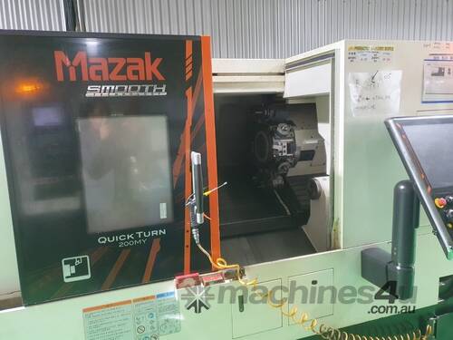 2016 Mazak Quick Turn 200 MY Turn Mill CNC Lathe