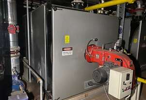 AIRA FTB 2500 2500KW Fire Tube hot water boiler 99degC SAACKE Natural Gas PAGM 35C3