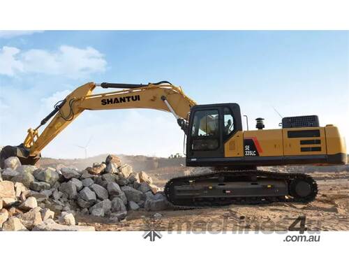 Excavator SE335LC (34.5t) - Shantui with Quick Hitch (4 year/8000hr warranty)