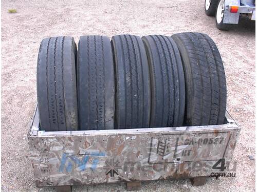 caption Tyres suit low loader