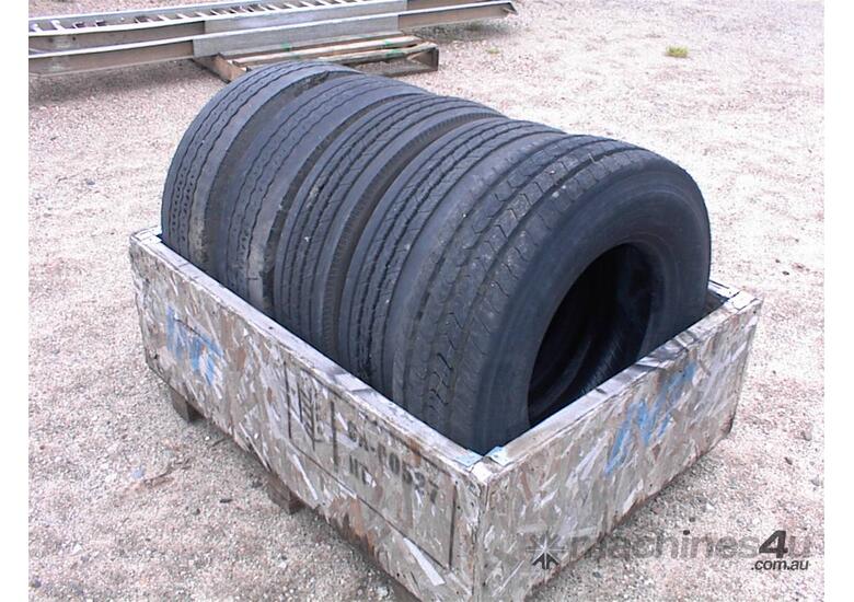 caption Tyres suit low loader