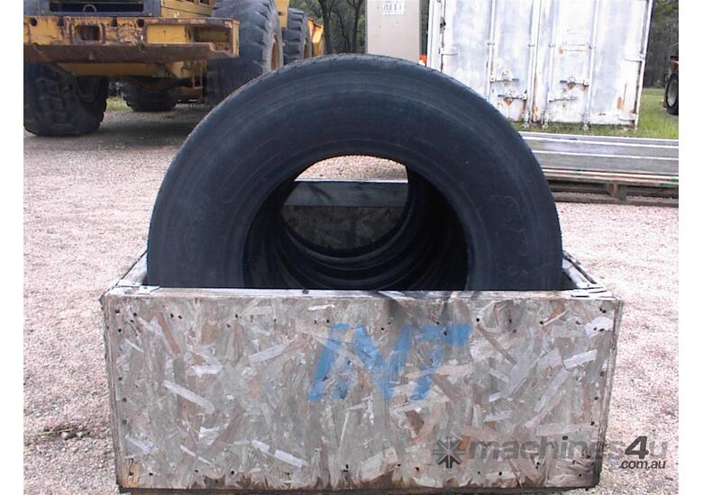 caption Tyres suit low loader