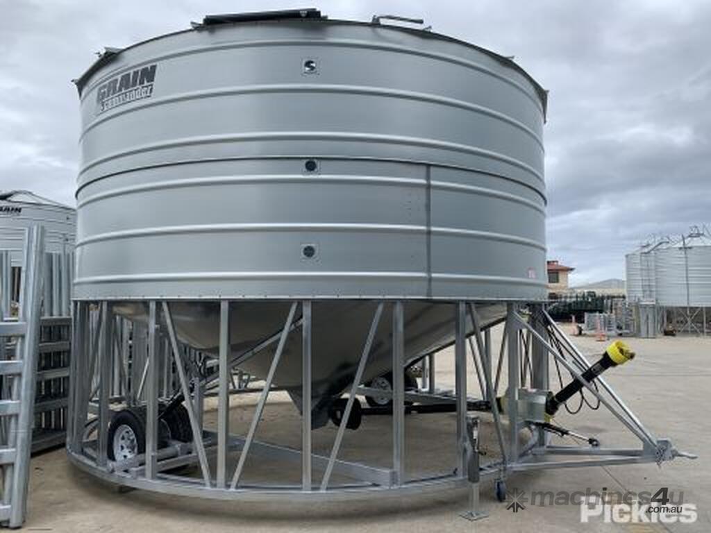 Used Grain Bin Grain Commander 62 Tonne Grain Bin 15 Auger Hydraulic