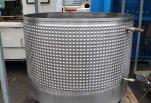 Stainless Steel Dimple Jacketed Tank - 800L