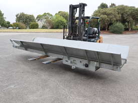 Motorised Belt Conveyor with Large Guards - 5.45m long - picture0' - Click to enlarge