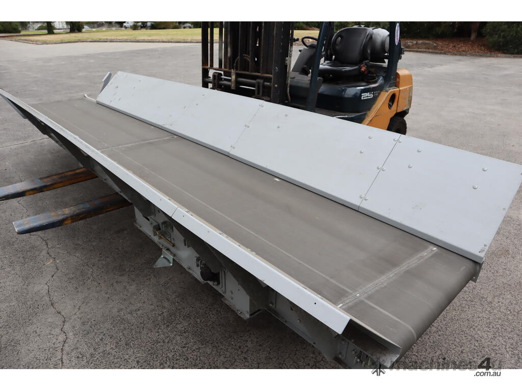 Used flat belt powered conveyor Motorised Belt Conveyor with Large