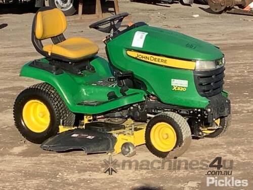 2012 John Deere X320 Ride On Mower (Underbelly)