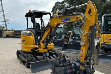 XCMG 3.5T Excavator Cabin Civil Spec XE35U w/ Buckets and Ripper Package