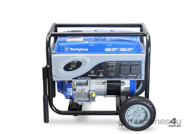 caption CVA Compressors - Westinghouse Portable Generator - WHXC5000