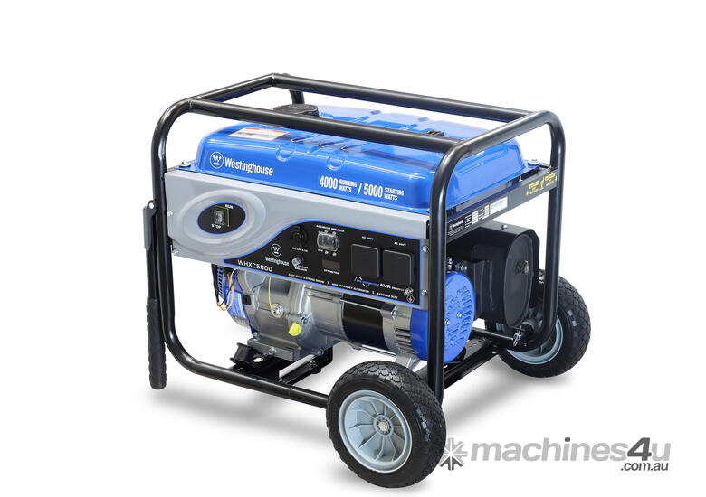 caption CVA Compressors - Westinghouse Portable Generator - WHXC5000
