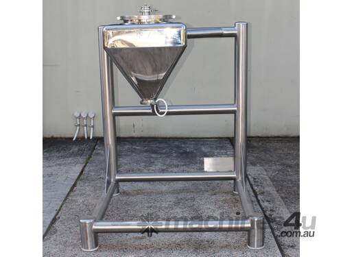 Stainless Steel Hopper with Stand.