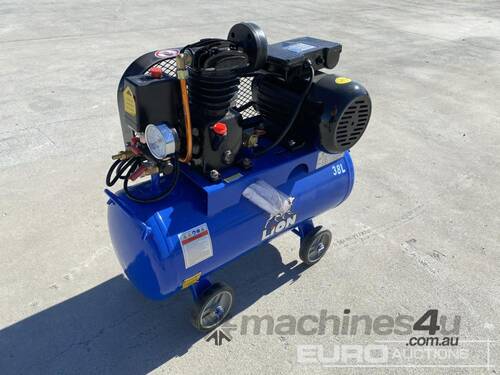 Unused LION 38 Litre Air Compressor