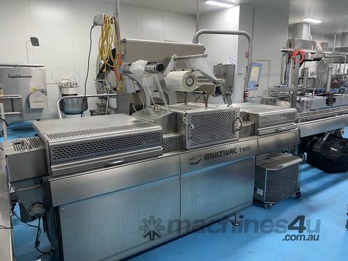 Multivac T600 Automatic Tray Sealer with MAP + Skin*