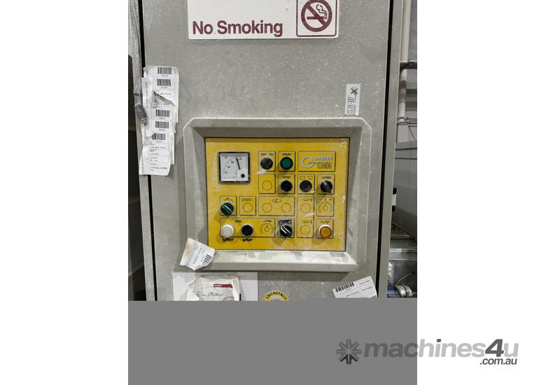 caption GMM LITOX 38 5-Axis Bridge Saw – 2007 Model with New Blade Inverter and Full Automation Software