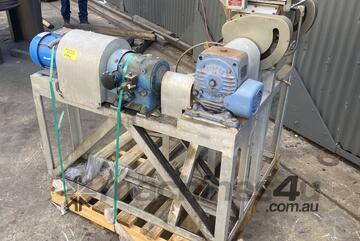 6L heated jacketed stainless sigma blade Z arm mixer chemical mixing tipping