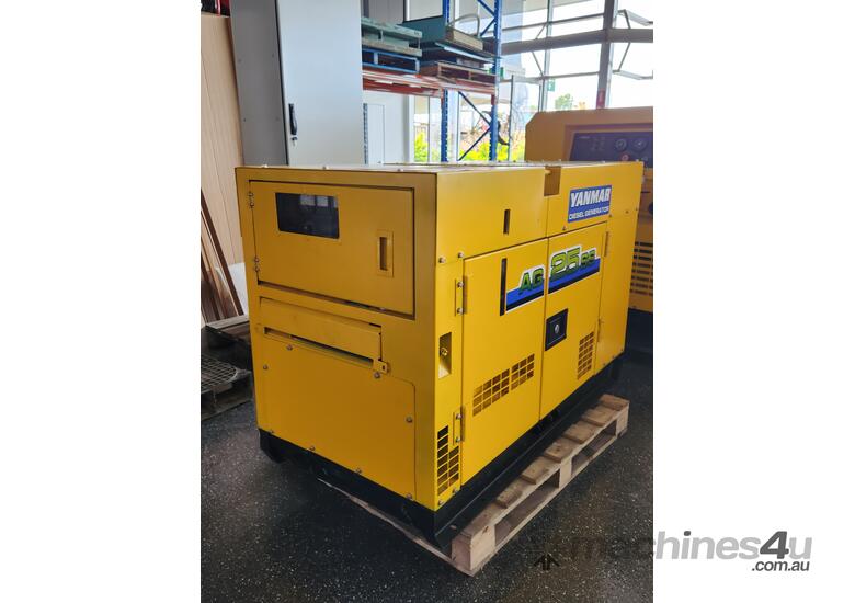 caption 22 KVA YANMAR SILENCED 1500 RPM INDUSTRIAL DIESEL GENERATOR